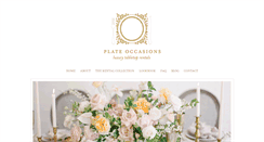 Desktop Screenshot of plateoccasions.com